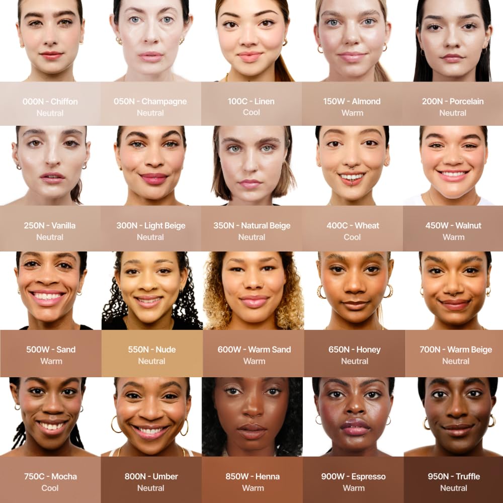 diverse women with different undertones